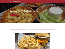 Tablet Screenshot of buffalojoesfairfield.com